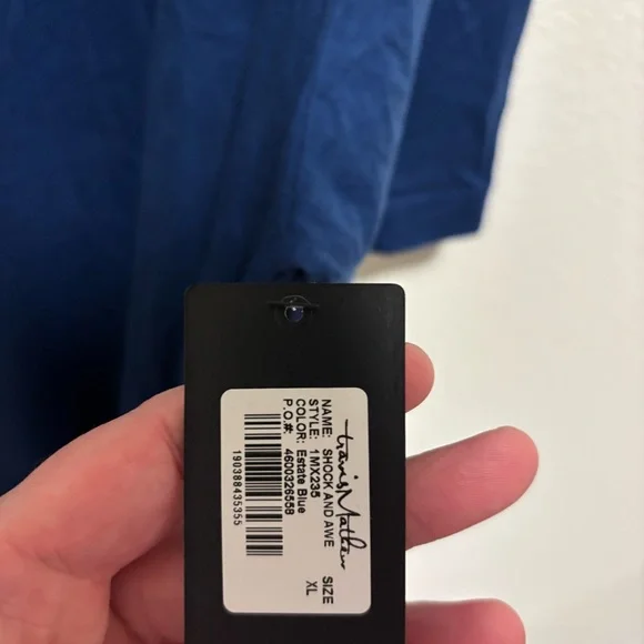 NWT Travis Mathew Dark Blue Graphic Tee - Picture 4 of 4
